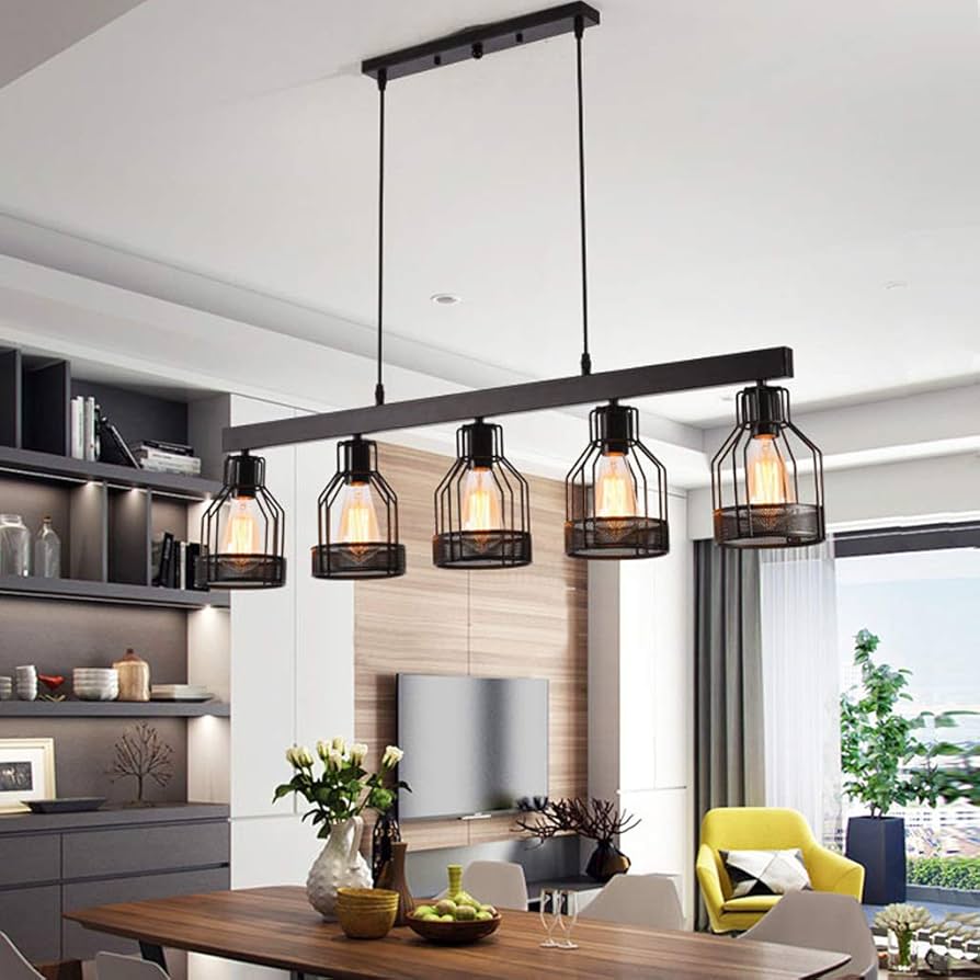 Com Luminárias Pendentes Industriais - inspiração