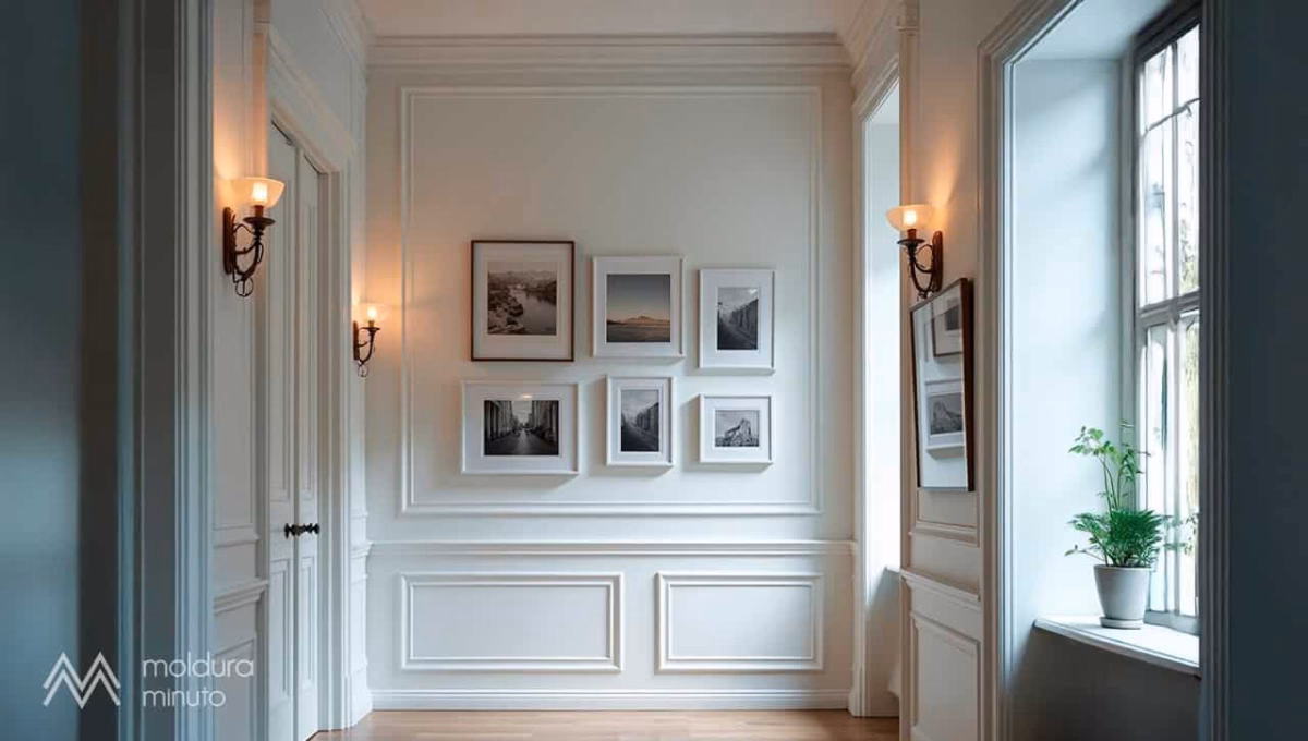 Com Boiseries Clássicos: Charme e Tradição - detalhe