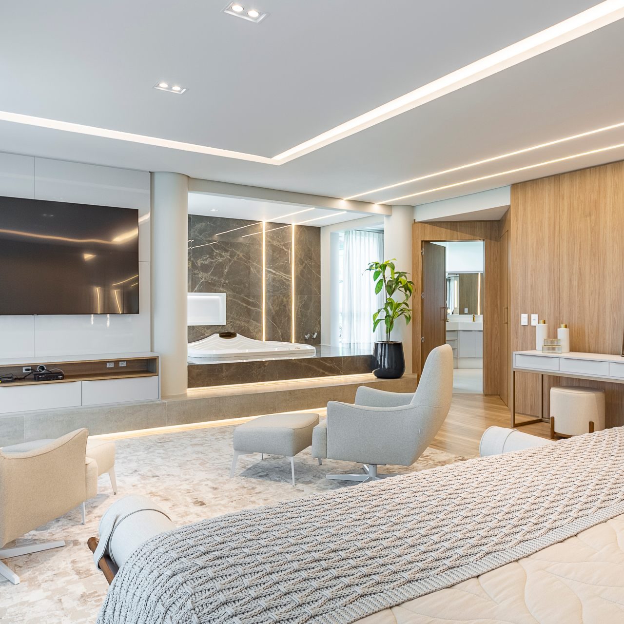 Iluminação Indireta: Aconchego e Sofisticação na Medida Certa - detalhe