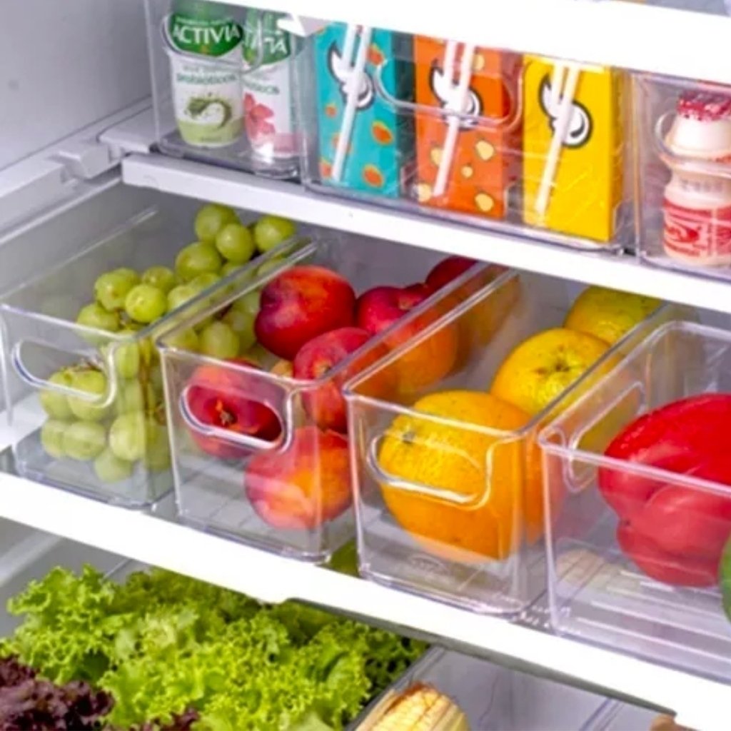 Usando Caixas de Acrílico Coloridas por Categoria - ideia