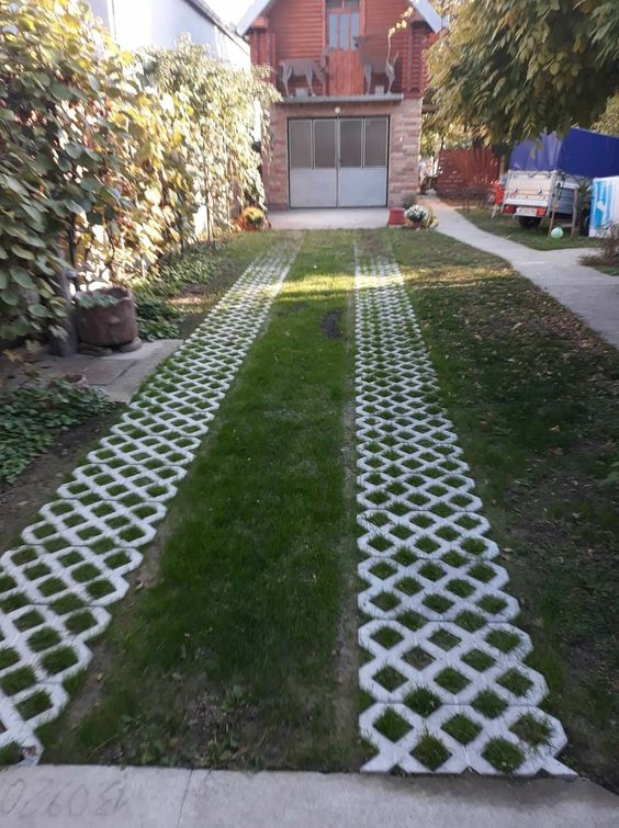 Concregrama e Caminho de Pedras: Um Percurso Charmoso e Natural - ideia