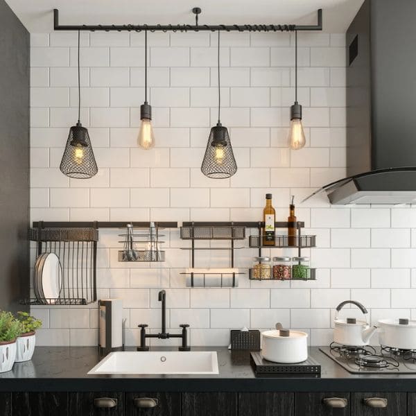 Cozinha Industrial com Detalhes em Madeira: O Contraponto Quente ao Aço Inox - ideia