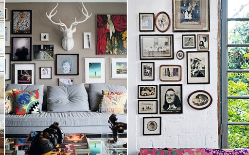 A Arte da Galeria: Transforme sua Parede em um Espaço Inspirador - inspiração
