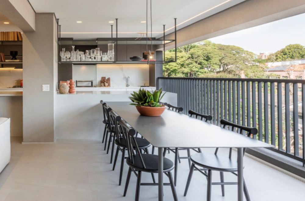 Varanda Gourmet Colorida: Alegria e Vivacidade em Cada Detalhe - ideia