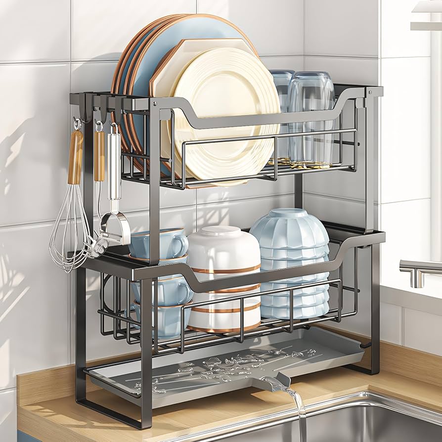 Escorredor de Canto com Bandeja Removível para Facilitar a Limpeza - inspiração