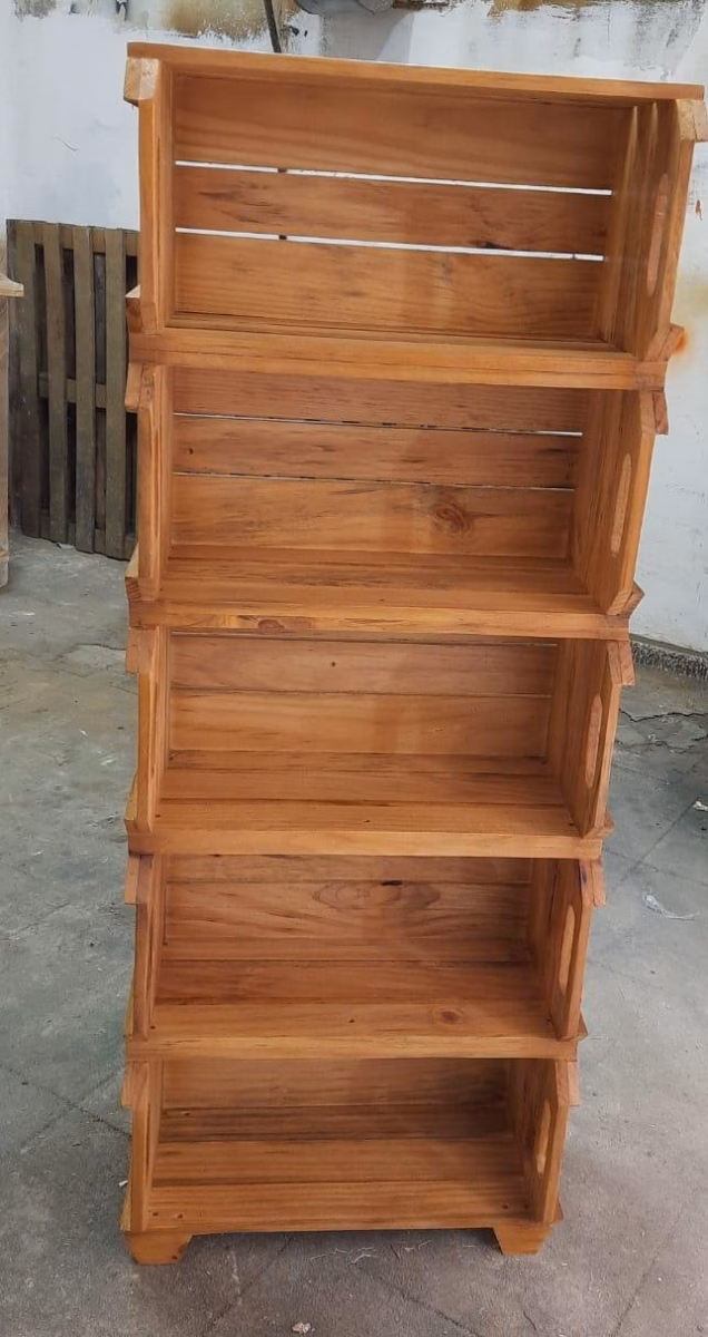 Estante Pallet: Sustentabilidade e Estilo Despojado - detalhe