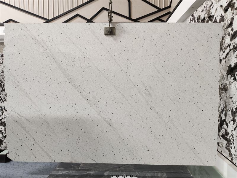 Revestimento de Parede em Granito Branco Pitaya para um Toque de Sofisticação - detalhe