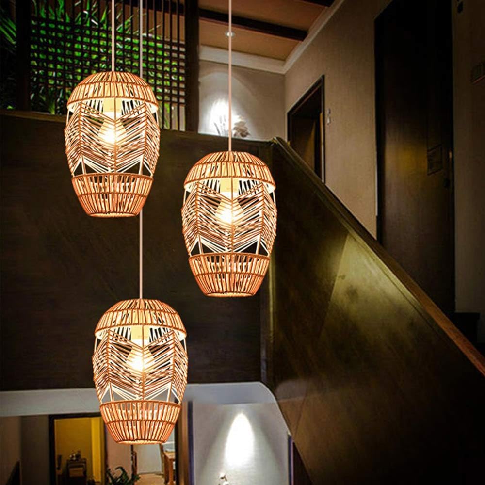 Luminária Pendente de Bambu: Leveza e Naturalidade - ideia