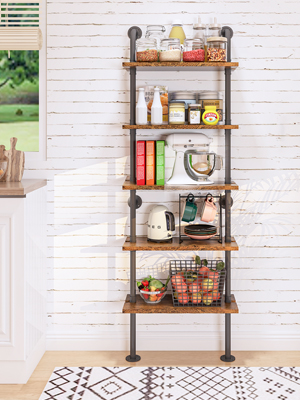 Prateleiras Tubulação Industrial: Estilo Urbano e Cheio de Personalidade - ideia