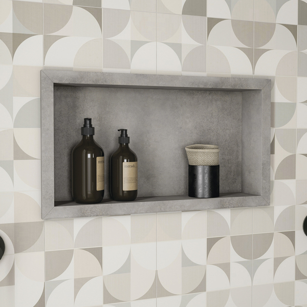 Nicho que Acompanha o Relevo do Revestimento - detalhe