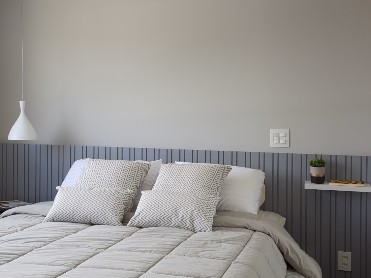 Nichos e Prateleiras como Cabeceira: Otimização e Design - detalhe