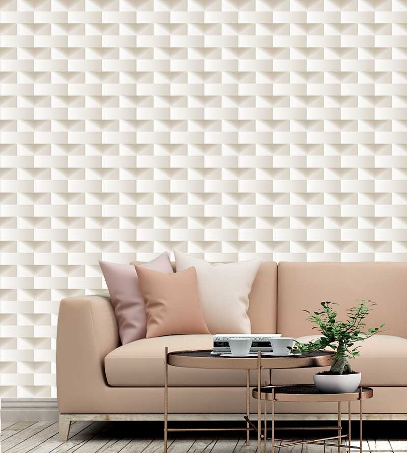 Efeito 3D: Revestimento que Esculpe a Parede com Textura e Sombra - inspiração