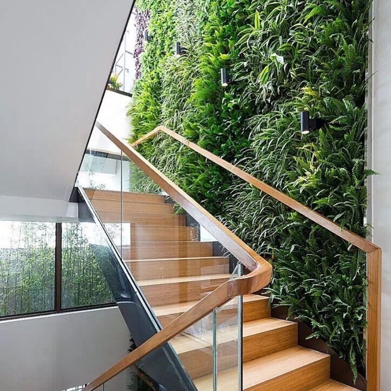 Escada Verdejante: Um Toque De Natureza Vertical - ideia