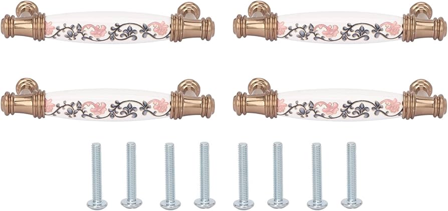 Puxadores Vintage de Cerâmica: Um Toque Nostálgico e Delicado - inspiração