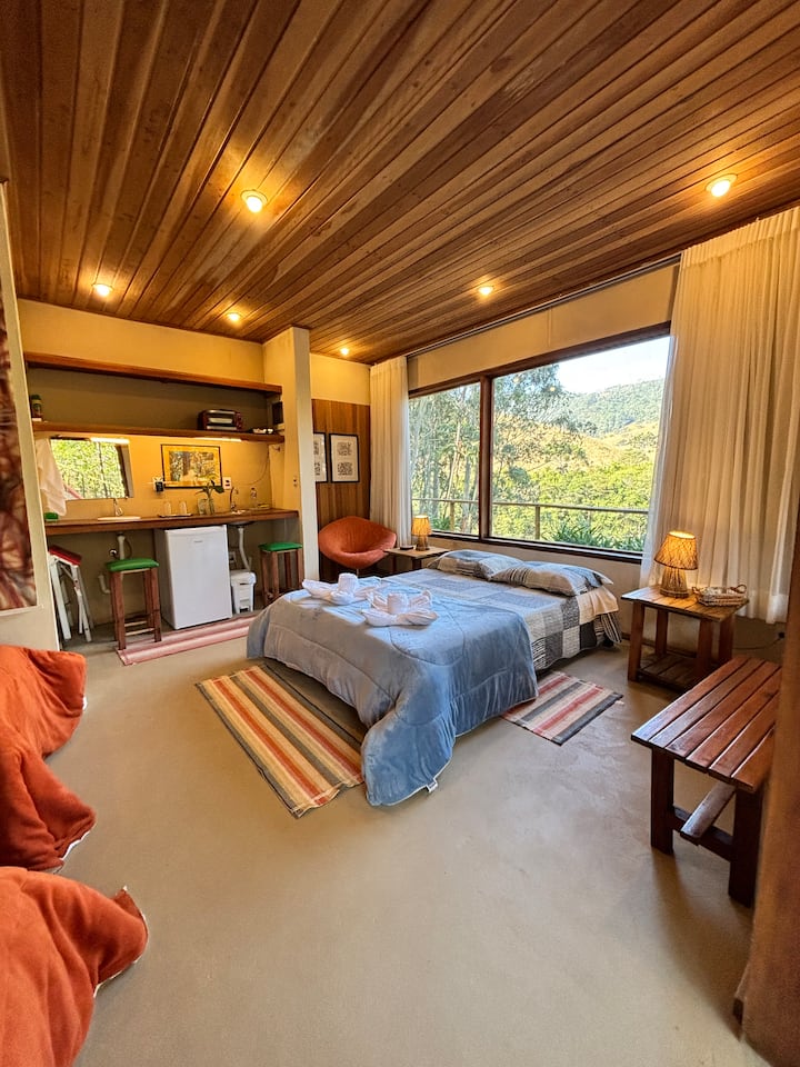 Conectando Natureza e Conforto com Elementos Naturais - detalhe