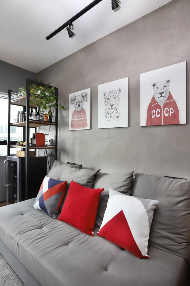 Industrial Cool: Cinza e Metal Para Uma Atitude Moderna - detalhe