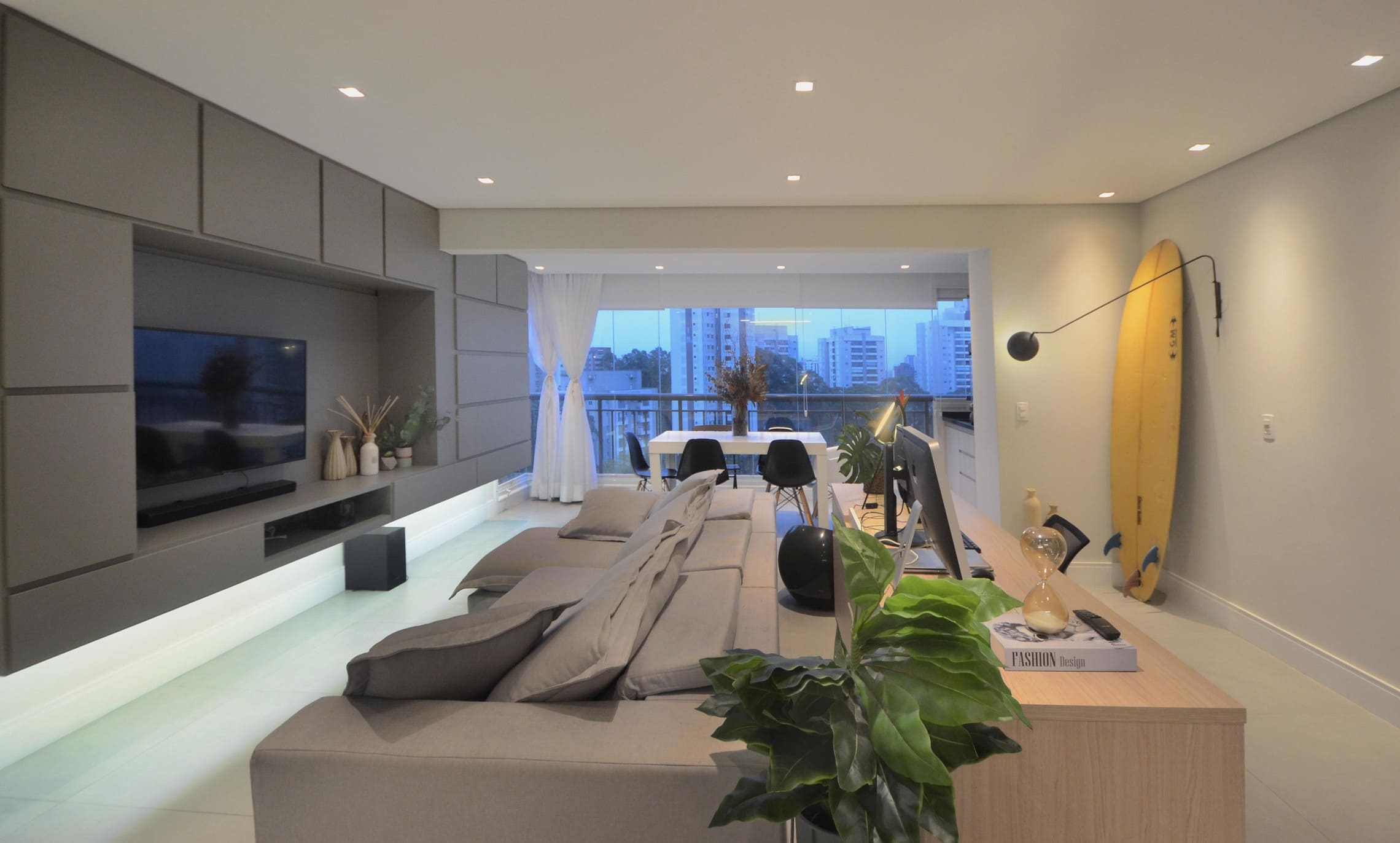 Com Divisória Vazada: Integração e Delimitação - detalhe