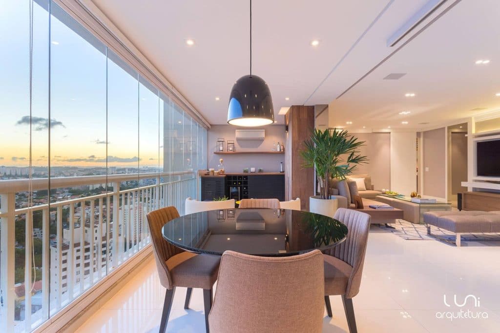 Cantinho Gourmet: Varanda com Churrasqueira e Bancada Integrada - detalhe