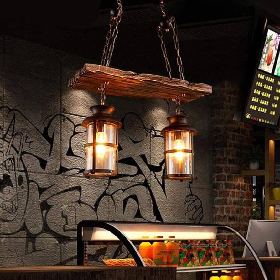 Com Luminárias Pendentes Industriais - detalhe