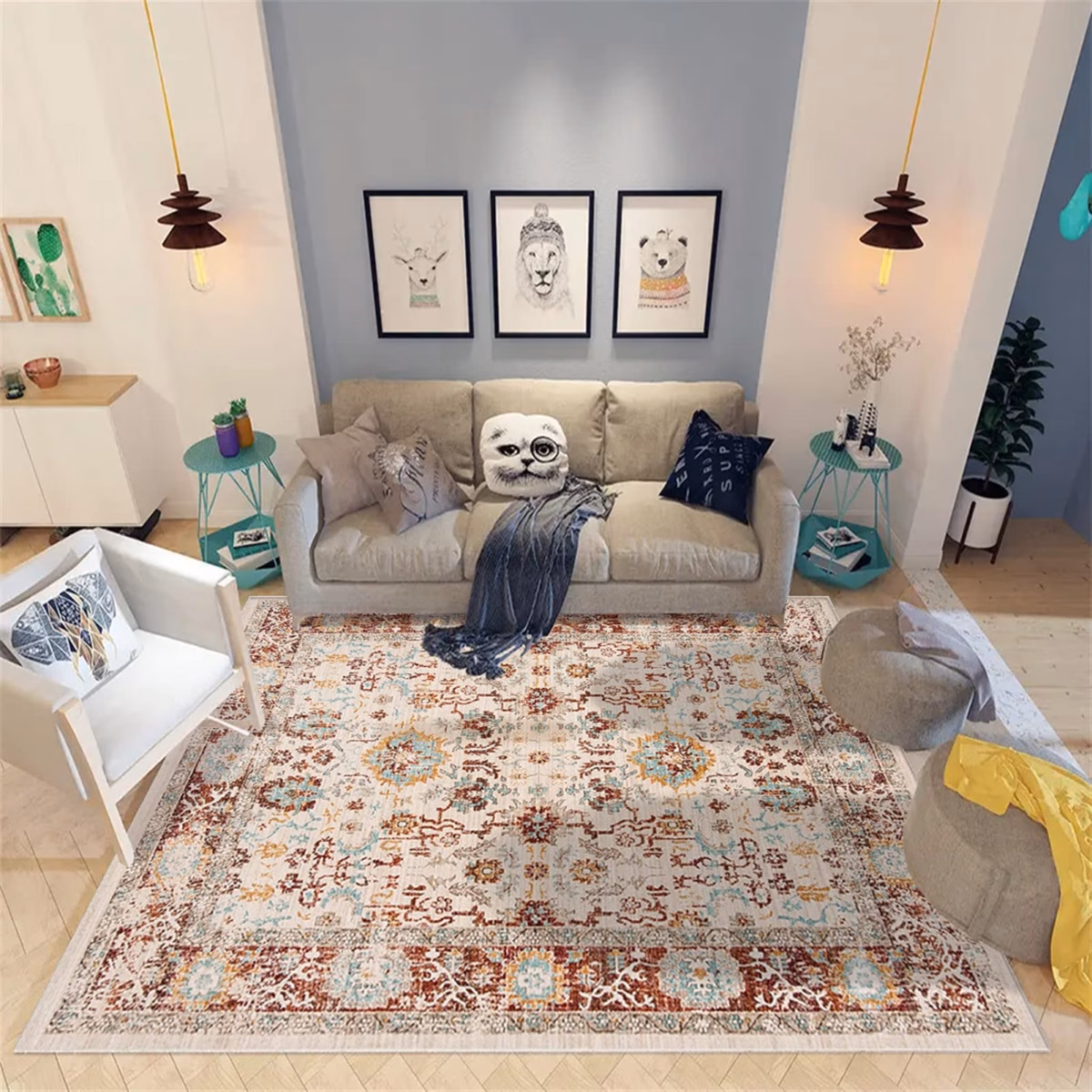 Delicadeza Vintage: Tapete Floral Desgastado para um Charme Retrô - ideia