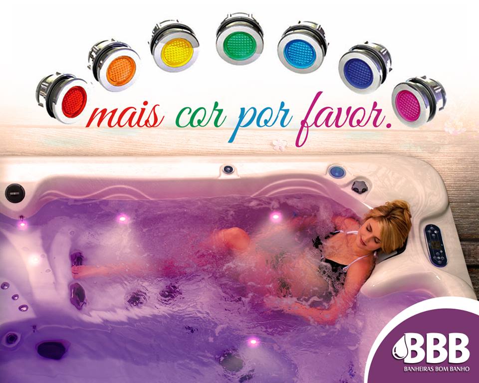 Banheira de Imersão com Cromoterapia: Cores que Transformam Seu Banho - inspiração