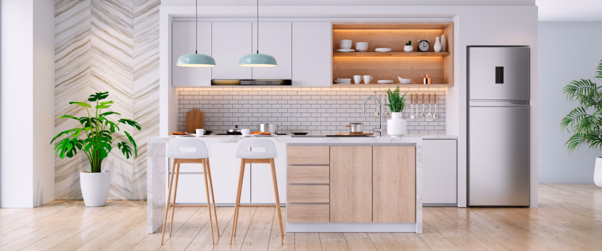 Ilhas com Jardins Verticais Integrados: Natureza e Frescor ao Alcance das Mãos - ideia