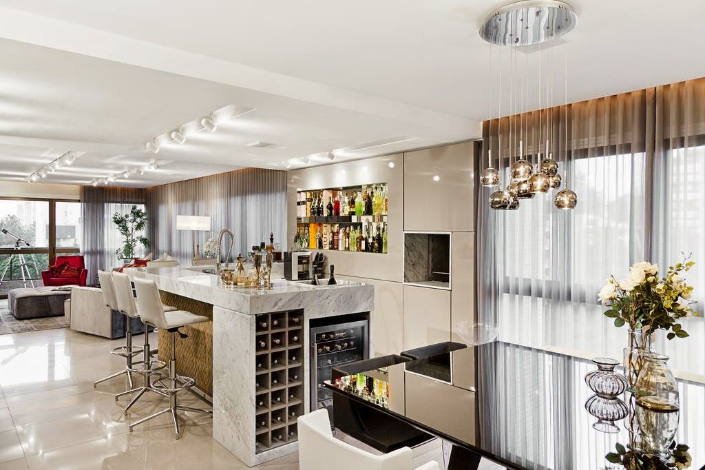 Ilha com Adega Climatizada Integrada: Para Apreciadores de Vinhos e Momentos Especiais - detalhe