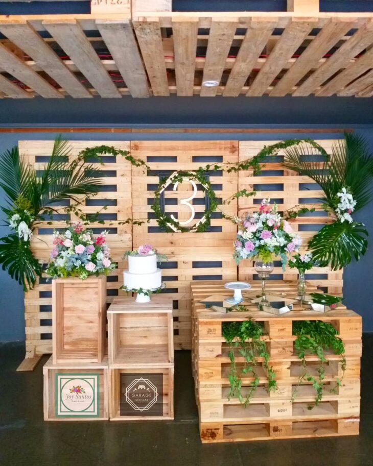 Decoração Temática com Pallets: Estilo Rústico e Sustentável - detalhe