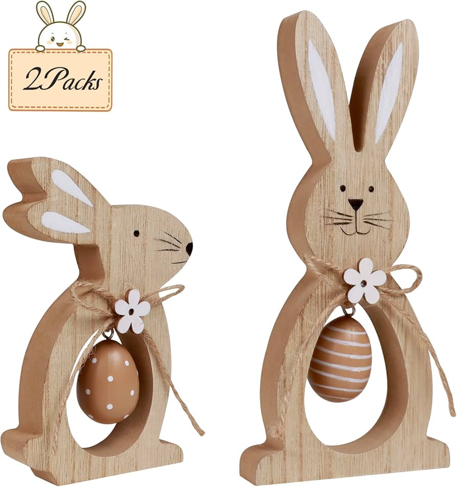 Páscoa Minimalista: Detalhes em Madeira e Cores Neutras - ideia