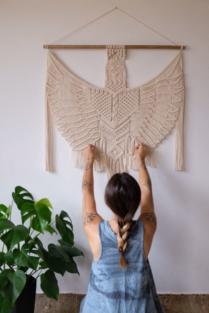 DIY com Macramê: Arte em Nós para um Toque Artesanal - ideia