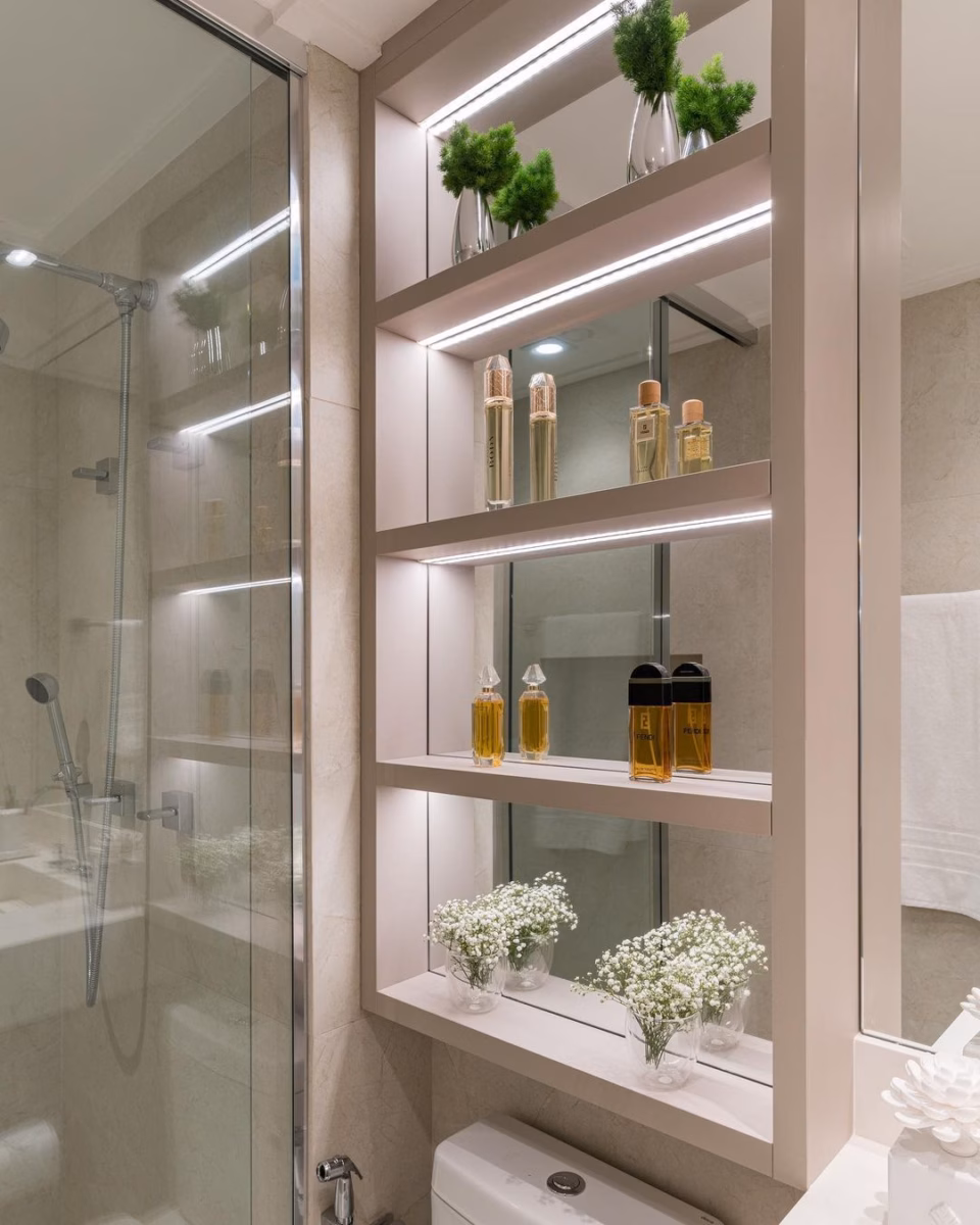 Prateleira de Banheiro: Elegância e Praticidade - inspiração