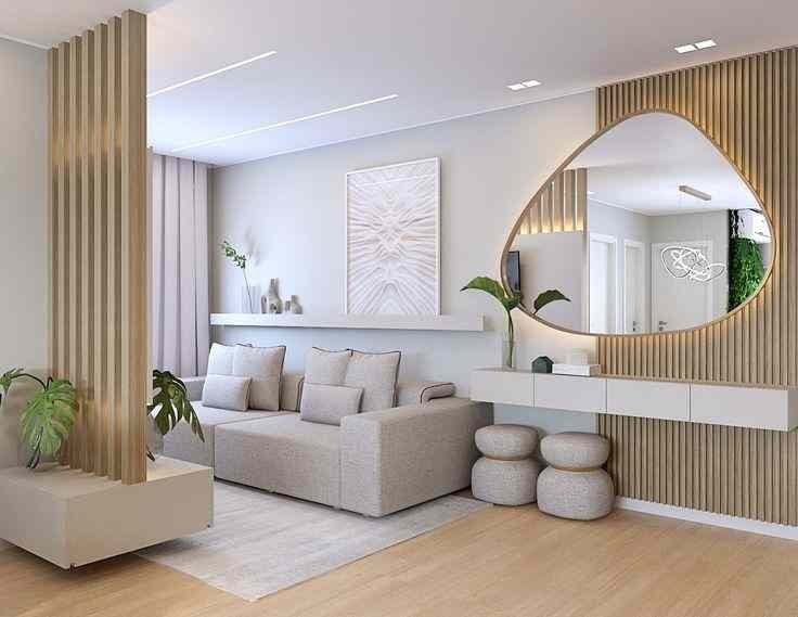 Espelho Orgânico com Borda Natural: A Natureza Entrando em Casa - detalhe