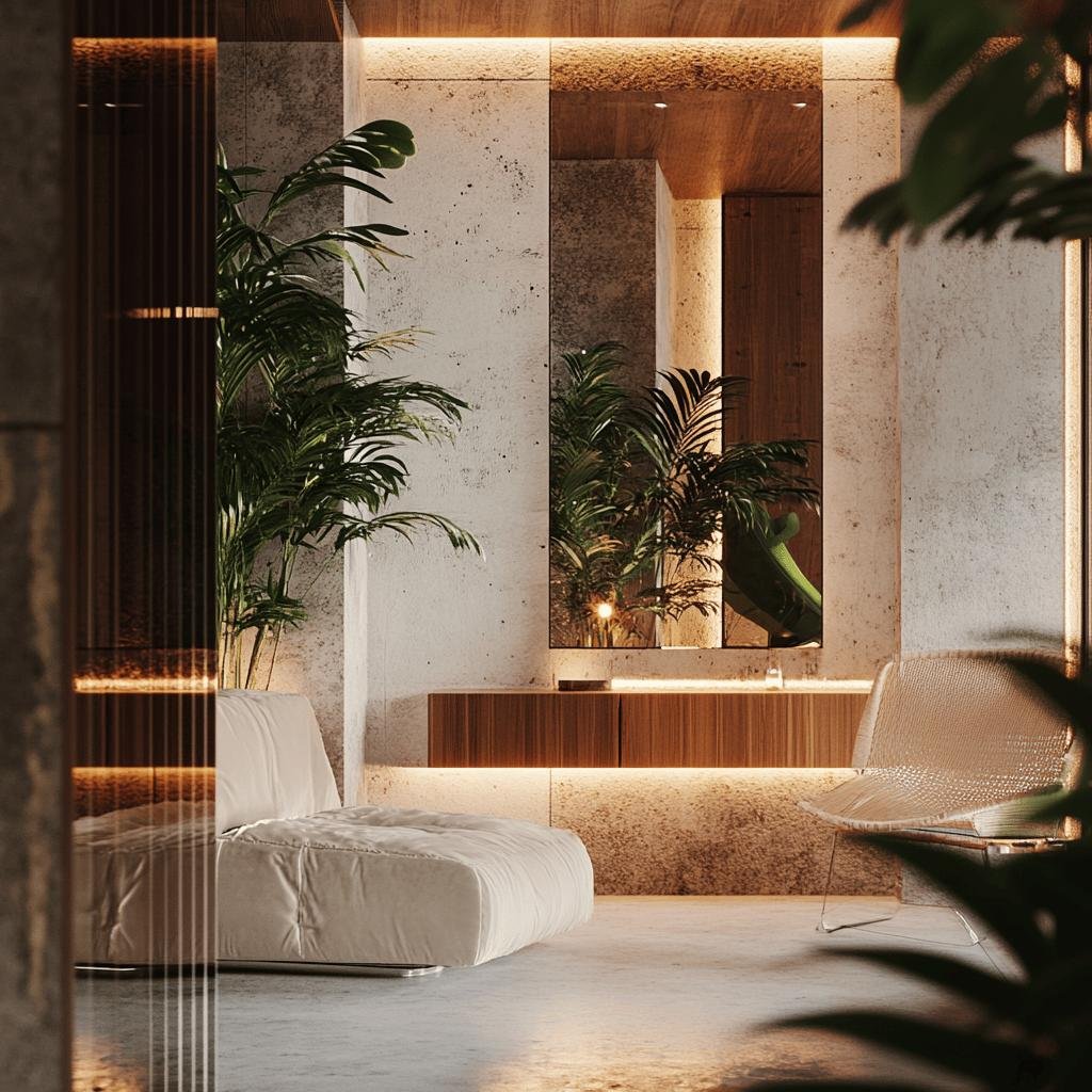 Armário com Espelho: Amplitude e Estilo - detalhe