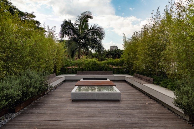 Jardim Tropical Minimalista: Menos é mais, com o verde em destaque - ideia