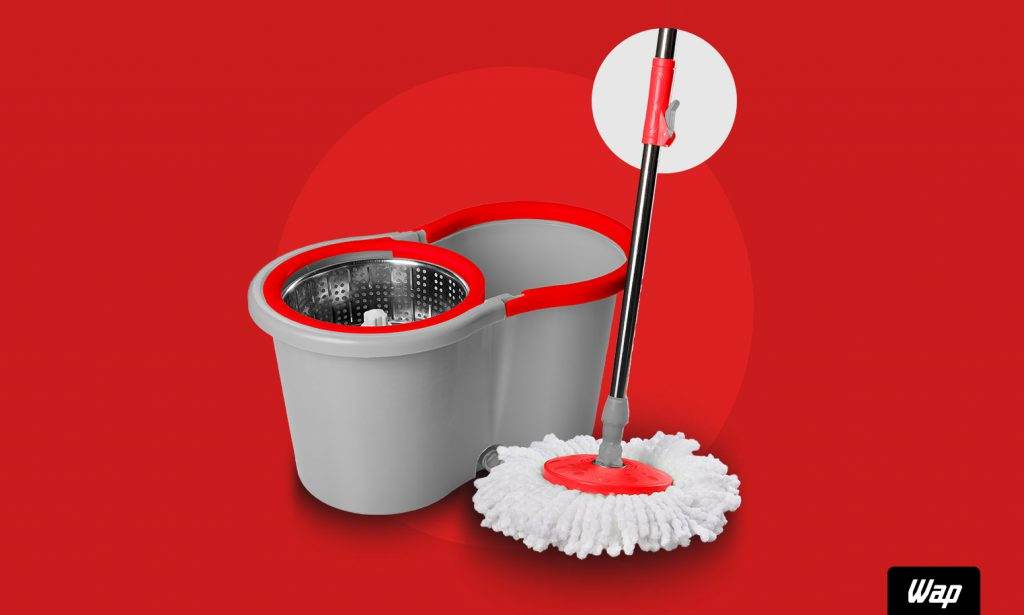 Mop para Limpeza a Seco: Ideal para Remover Poeira e Pelos de Animais - detalhe