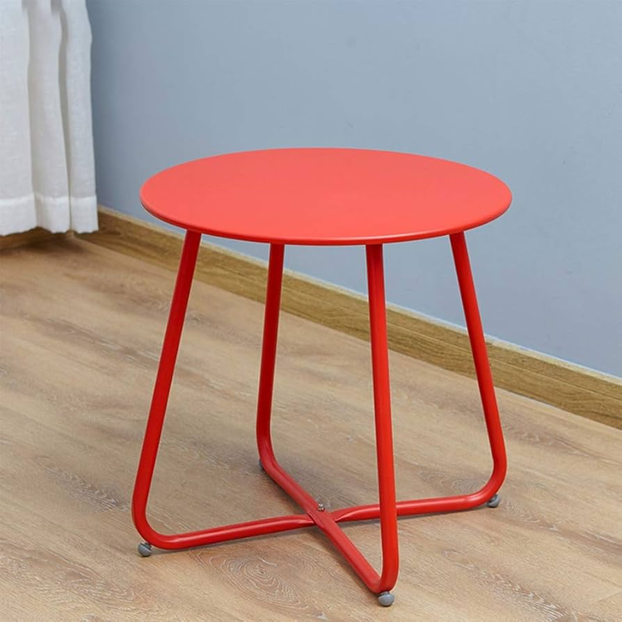 Mesa Lateral Colorida: Toque de Alegria e Personalidade Vibrante - detalhe