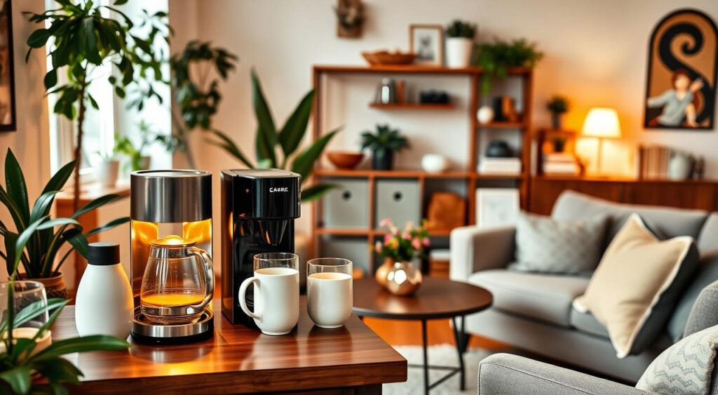 Cantinho do Café: Um Refúgio Aconchegante na Sala - detalhe