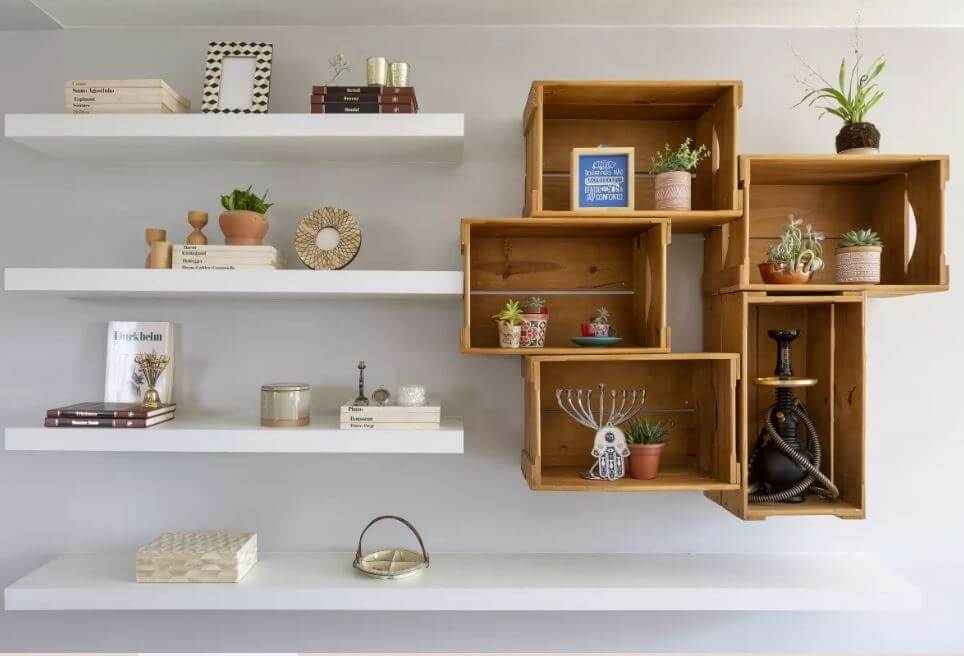 Nichos e Prateleiras como Cabeceira: Otimização e Design - ideia