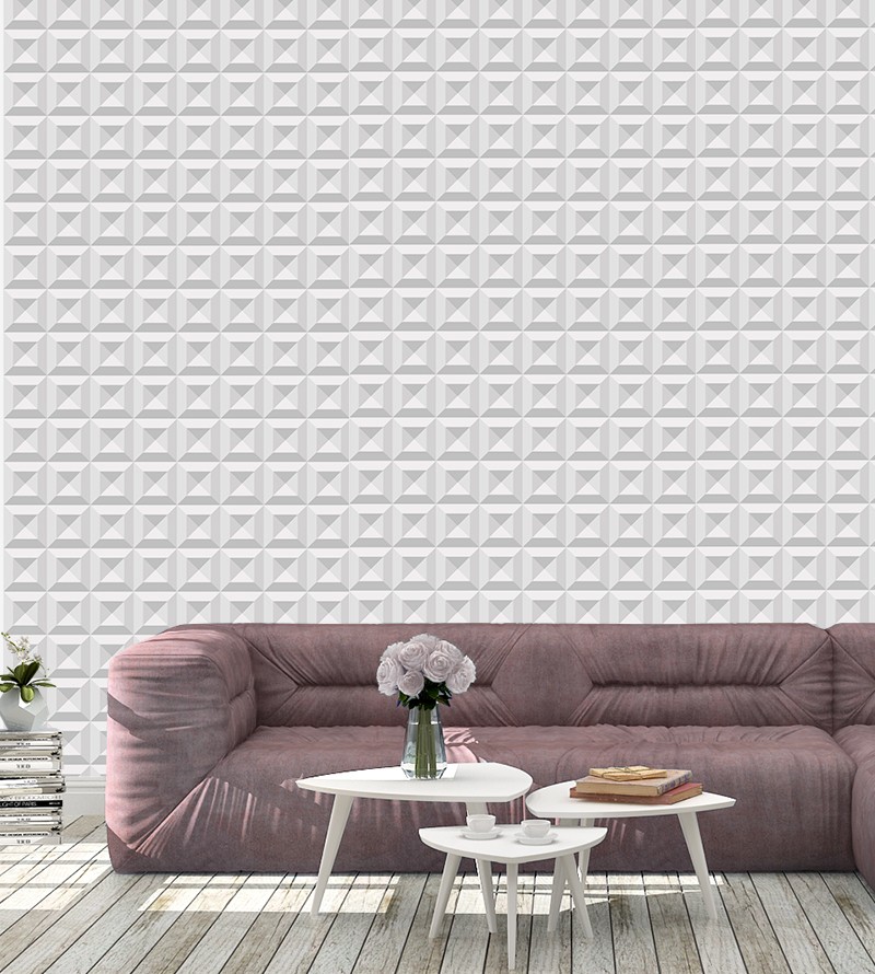 Efeito 3D: Revestimento que Esculpe a Parede com Textura e Sombra - ideia