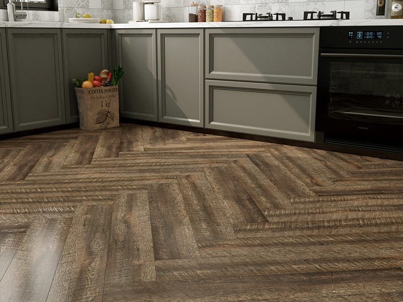 Beleza Vintage: Piso Amadeirado Envelhecido para um Toque Retrô - ideia