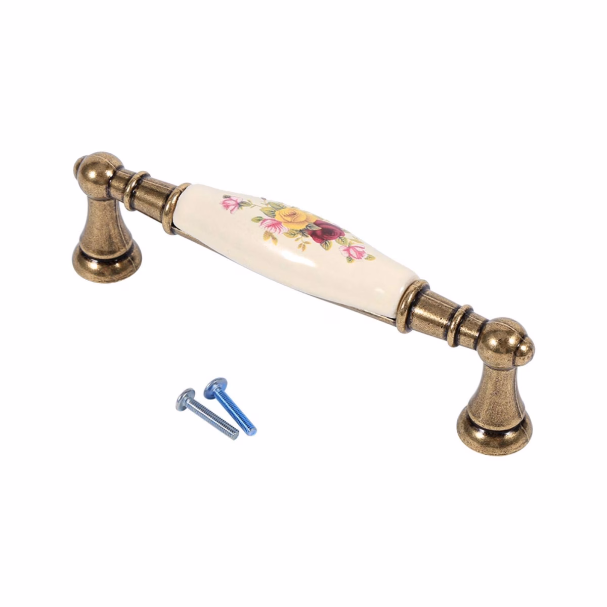 Puxadores Vintage de Cerâmica: Um Toque Nostálgico e Delicado - detalhe