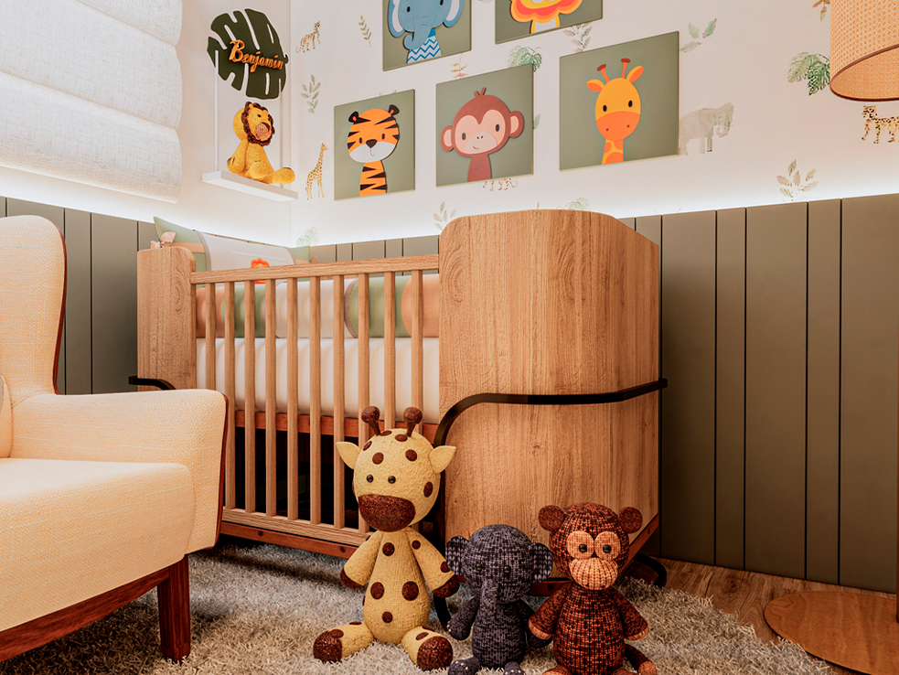 Quarto de Bebê Temático: Uma Aventura no Mundo da Imaginação - inspiração