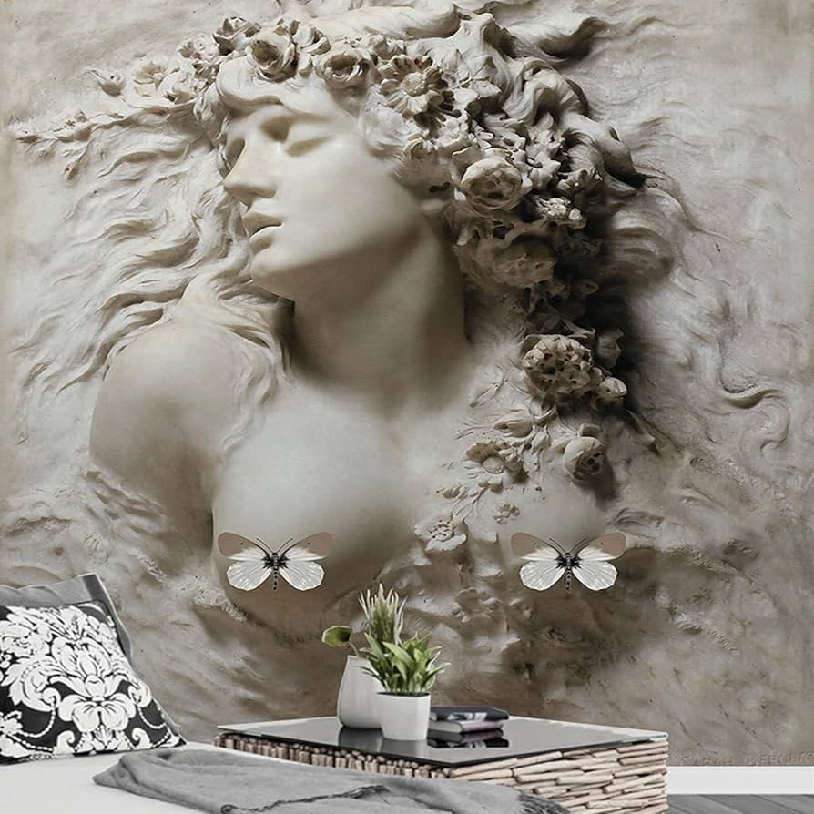 Revestimento 3D Esculpido com Pintura Personalizada - detalhe