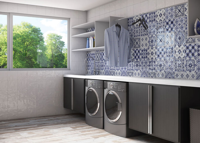 Revestimento com Azulejos Portugueses: Um Clássico Repaginado - ideia