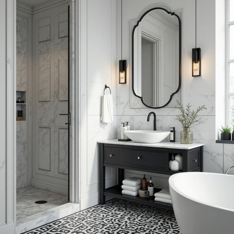 Detalhes em Mármore Calacatta: Elegância Clássica - inspiração