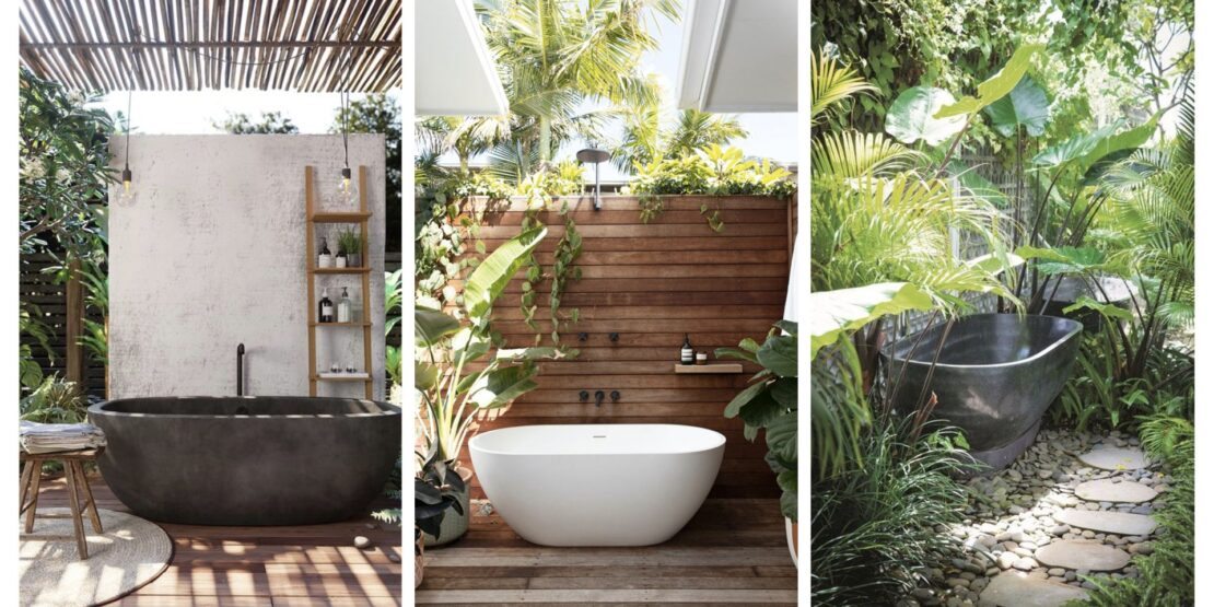 Banheiros com Banheira e Jardim Vertical: Uma Oasis Particular - detalhe