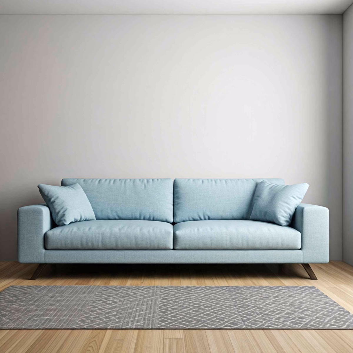 Sofá Azul Serenity: Relaxamento e Calma para o Seu Lar - ideia