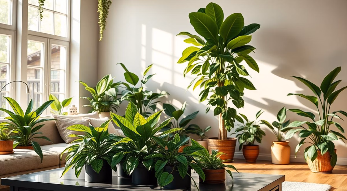 Plantas Penduradas: Um Refúgio Natural - detalhe