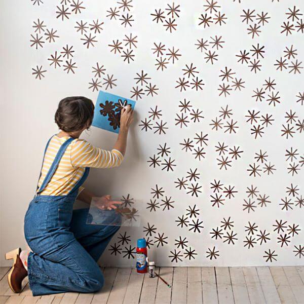 Estêncil: Crie Desenhos Exclusivos com Cores - ideia