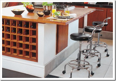 Ilha com Adega Climatizada Integrada: Para Apreciadores de Vinhos e Momentos Especiais - ideia